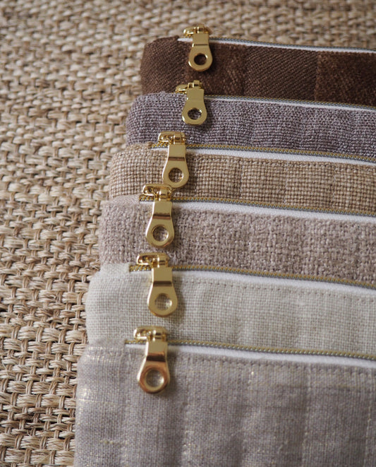 Porte-monnaie Hortensia, Châtaigne