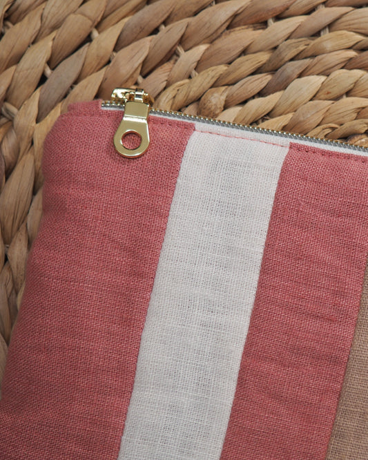 Pochette Dahlia, Bois de rose