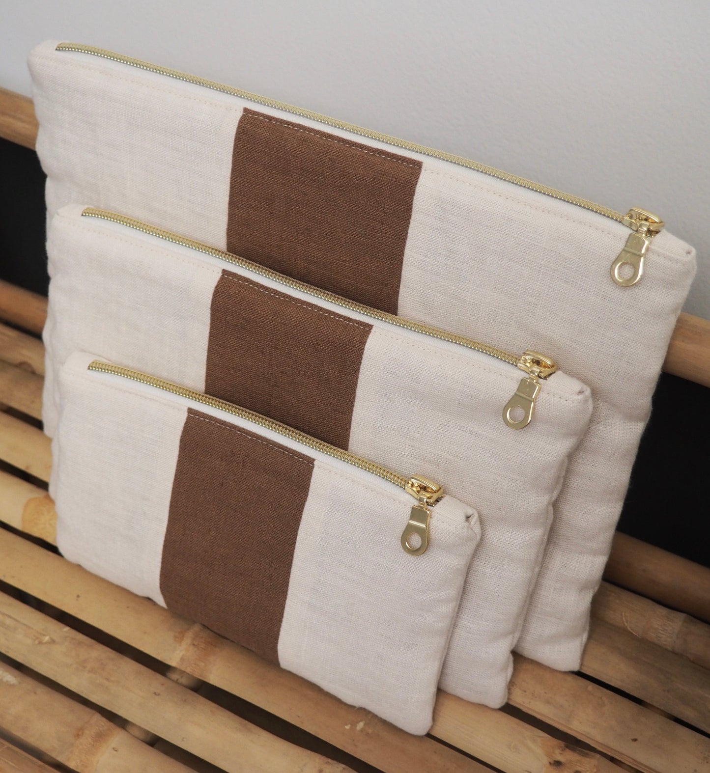 Pochette Camélia, Noisette