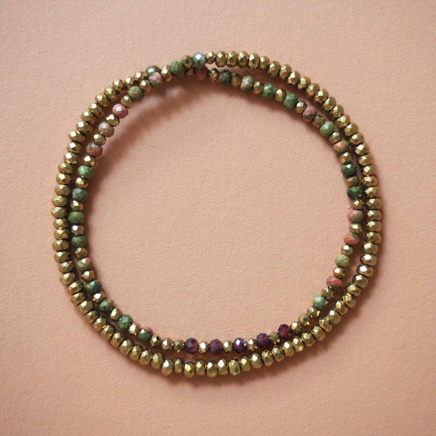 Bracelet 2 tours, Miel