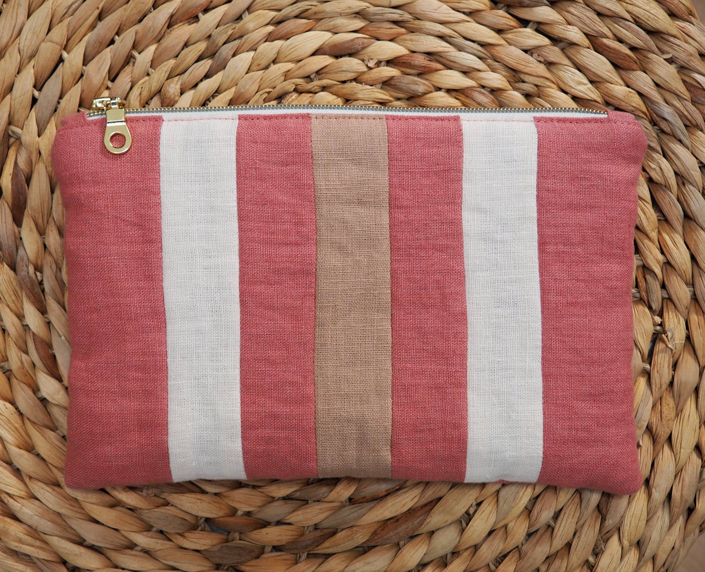 Pochette Dahlia, Bois de rose