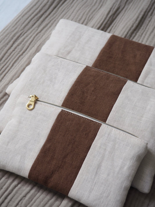 Pochette Camélia, Noisette