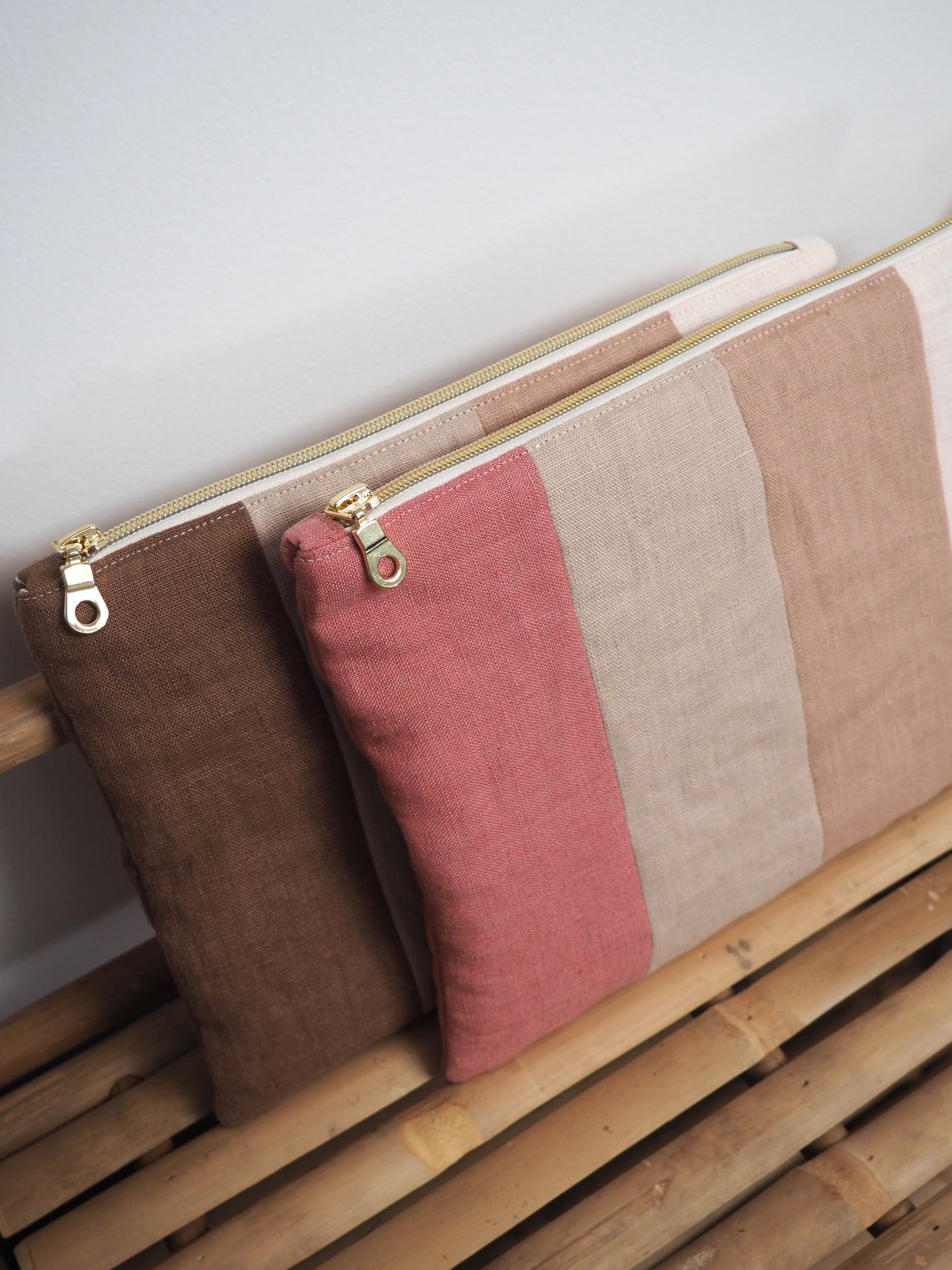 Pochette Pivoine, Bois de rose